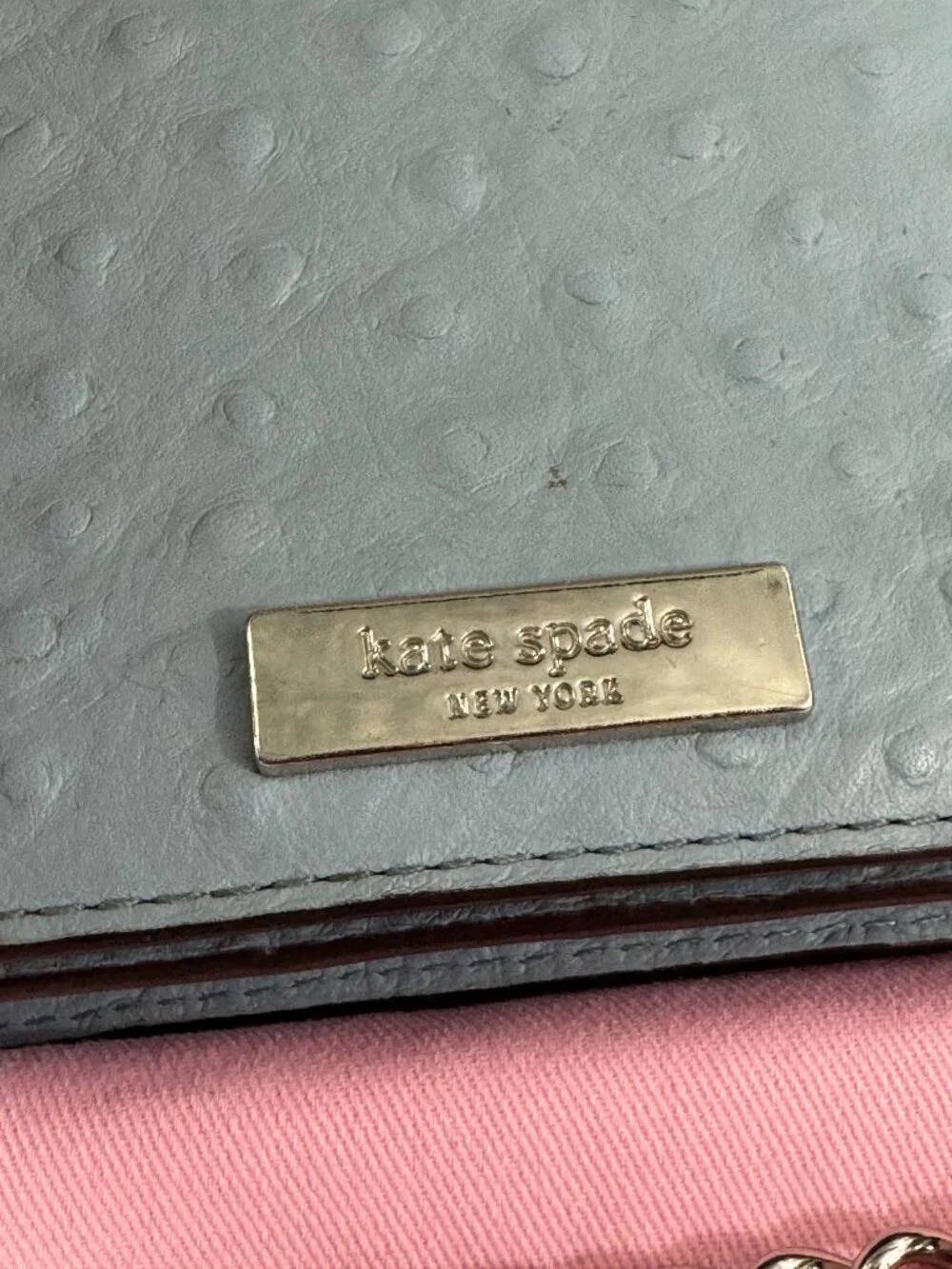 Kate Spade Leather Isabeli Alexander Avenue Crossbody Chain Bag